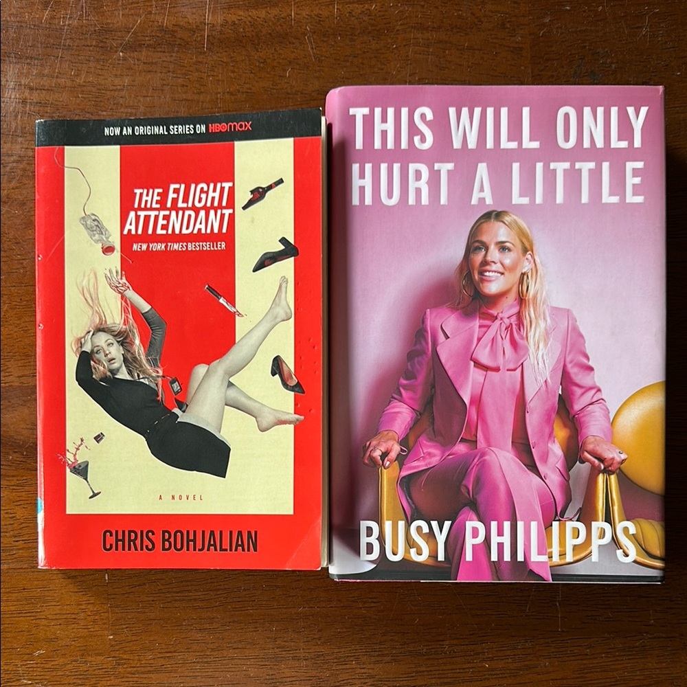 The Flight Attendant and This Will Only Hurt a Little (Autographed) Books